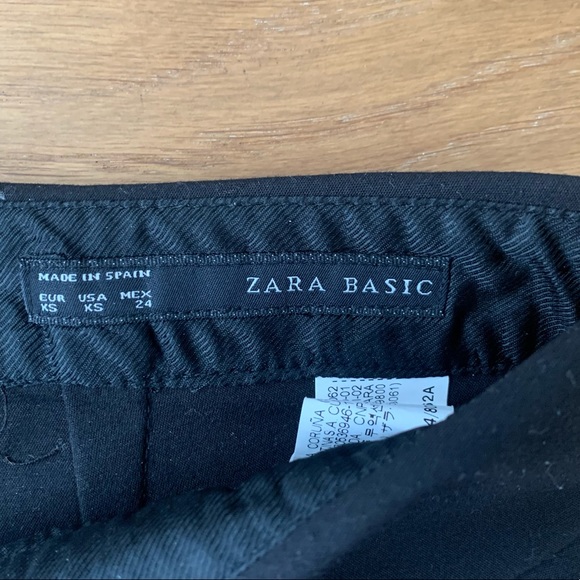 Zara Basic Slit Skort Pointed Black - Skirt/Shorts - Size XS - Picture 5 of 7